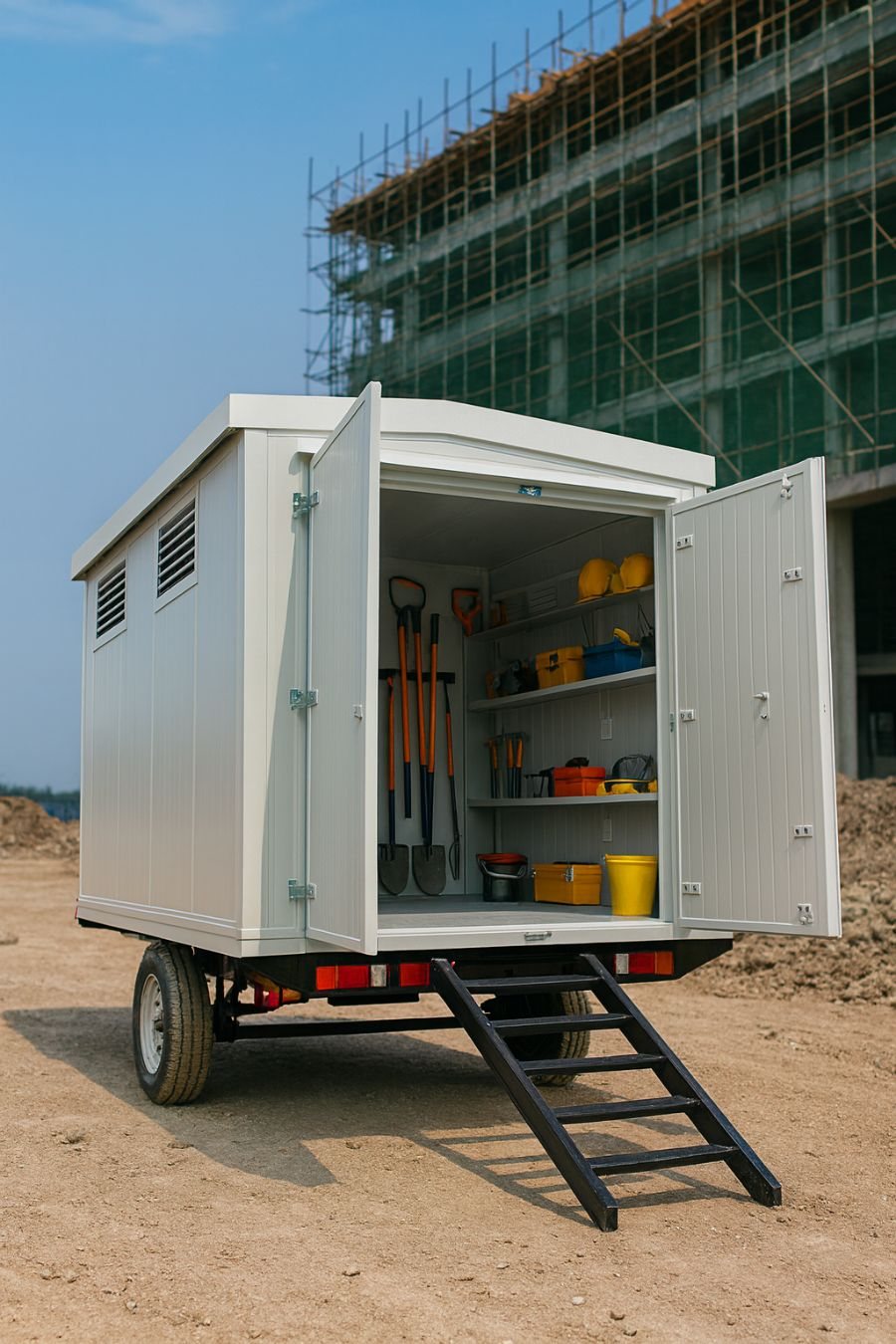 Construcción — bodega móvil BARIBOX