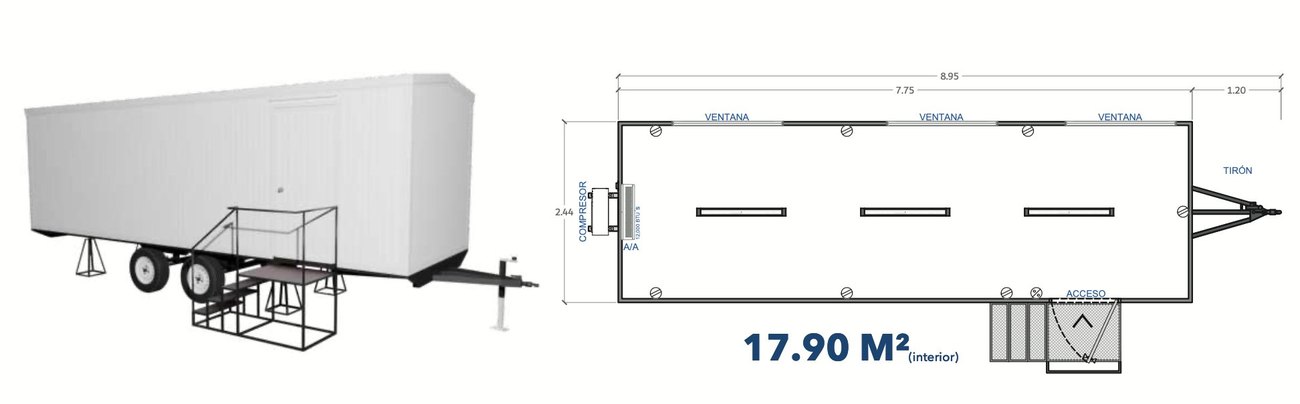 Plano técnico del modelo BPMF895